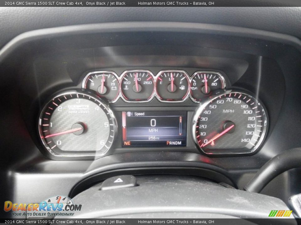 2014 GMC Sierra 1500 SLT Crew Cab 4x4 Gauges Photo #23