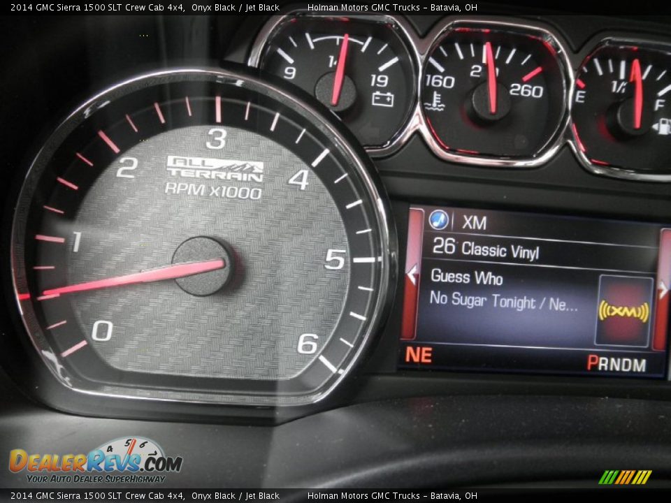 2014 GMC Sierra 1500 SLT Crew Cab 4x4 Gauges Photo #26