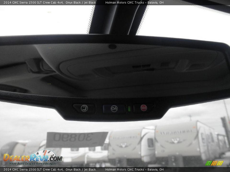 2014 GMC Sierra 1500 SLT Crew Cab 4x4 Onyx Black / Jet Black Photo #29