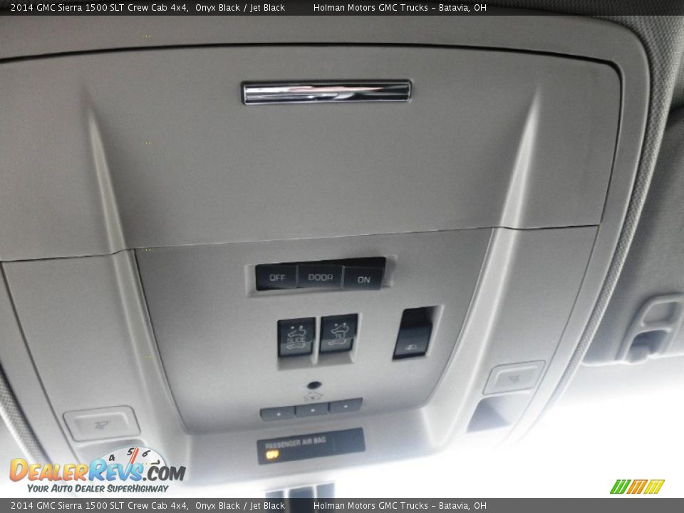 2014 GMC Sierra 1500 SLT Crew Cab 4x4 Onyx Black / Jet Black Photo #30