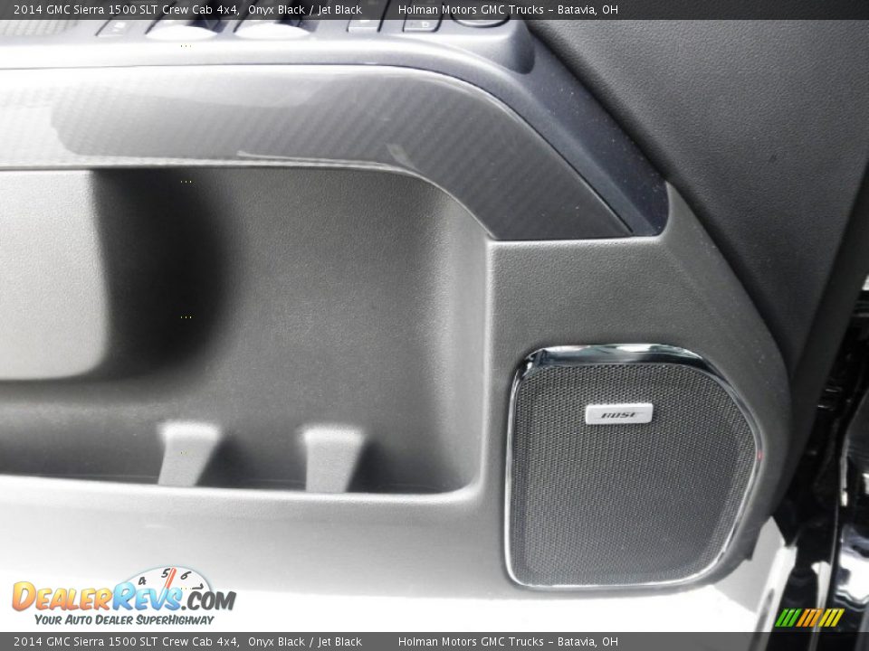 2014 GMC Sierra 1500 SLT Crew Cab 4x4 Onyx Black / Jet Black Photo #32