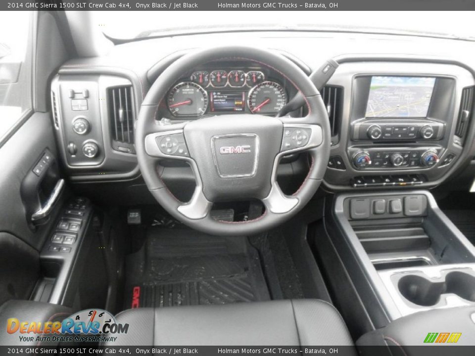 Dashboard of 2014 GMC Sierra 1500 SLT Crew Cab 4x4 Photo #33