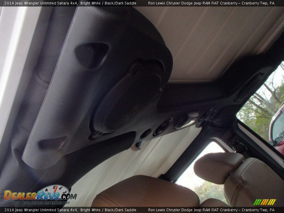 2014 Jeep Wrangler Unlimited Sahara 4x4 Bright White / Black/Dark Saddle Photo #14