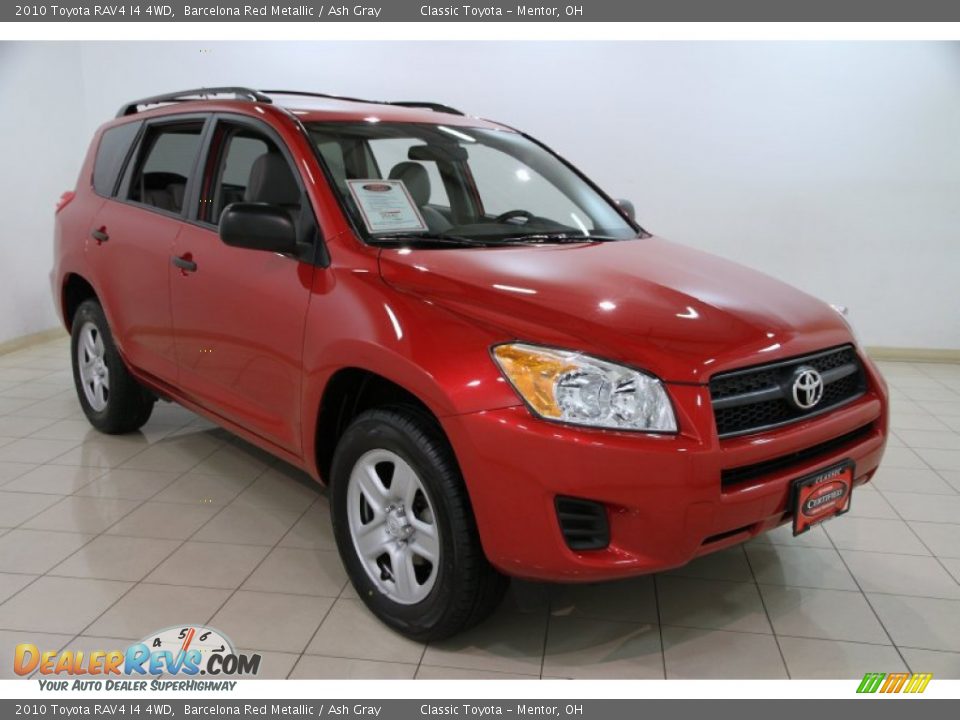 2010 Toyota RAV4 I4 4WD Barcelona Red Metallic / Ash Gray Photo #1
