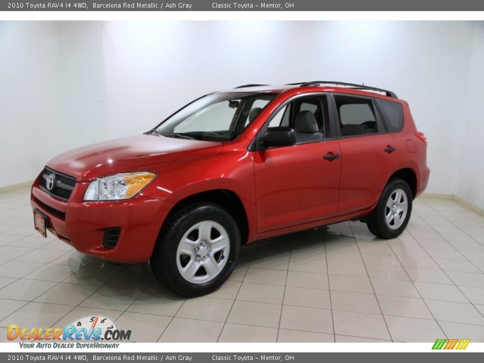 2010 Toyota RAV4 I4 4WD Barcelona Red Metallic / Ash Gray Photo #3