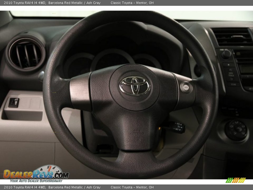 2010 Toyota RAV4 I4 4WD Barcelona Red Metallic / Ash Gray Photo #6