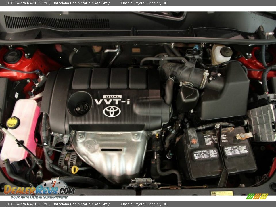 2010 Toyota RAV4 I4 4WD Barcelona Red Metallic / Ash Gray Photo #14