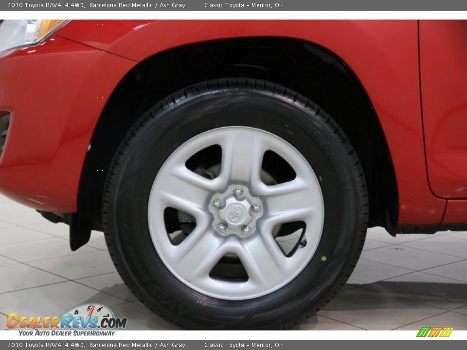 2010 Toyota RAV4 I4 4WD Barcelona Red Metallic / Ash Gray Photo #15