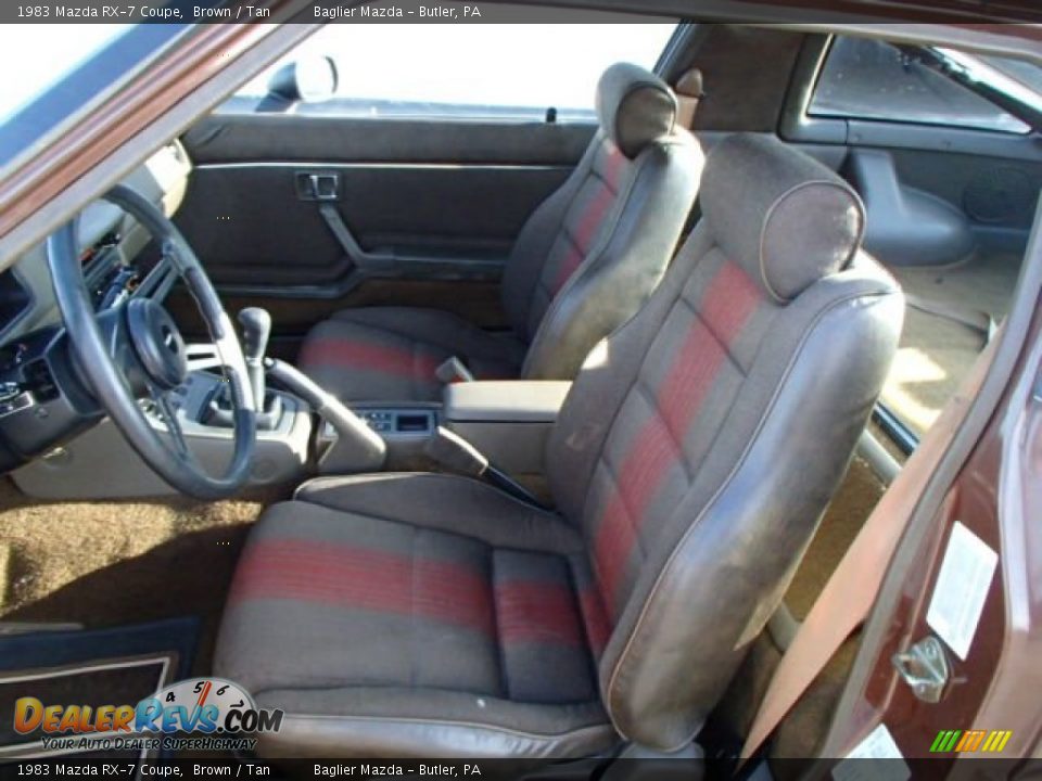 Tan Interior - 1983 Mazda RX-7 Coupe Photo #10