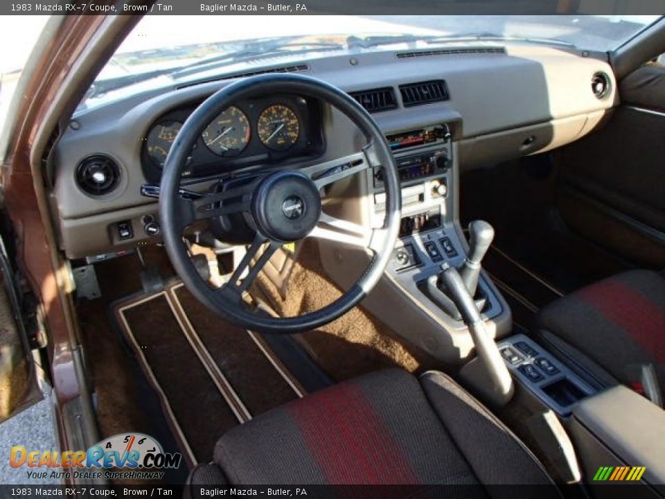 Front Seat of 1983 Mazda RX-7 Coupe Photo #11