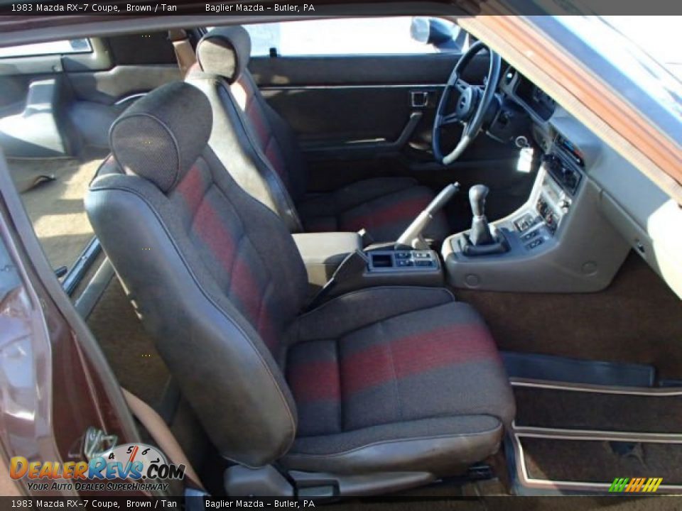 Front Seat of 1983 Mazda RX-7 Coupe Photo #13