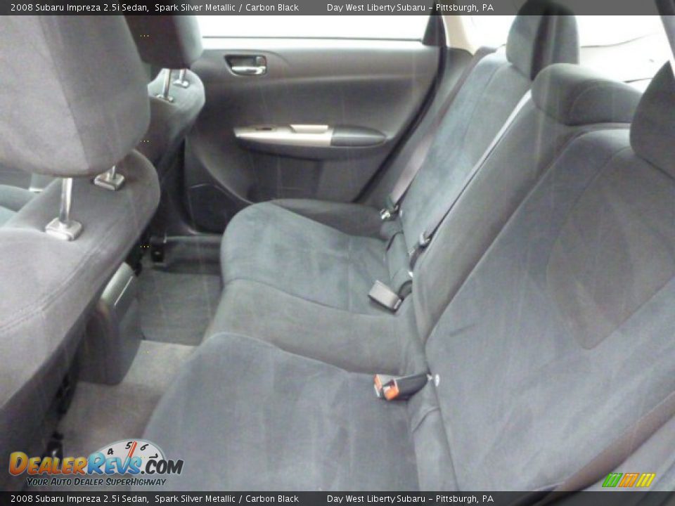 2008 Subaru Impreza 2.5i Sedan Spark Silver Metallic / Carbon Black Photo #11