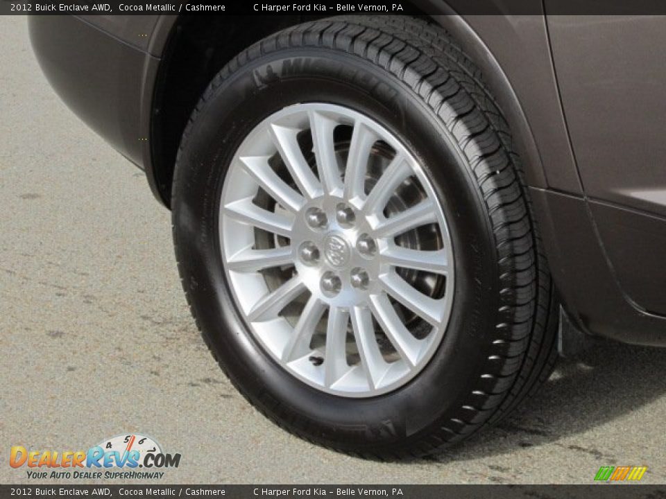2012 Buick Enclave AWD Cocoa Metallic / Cashmere Photo #3