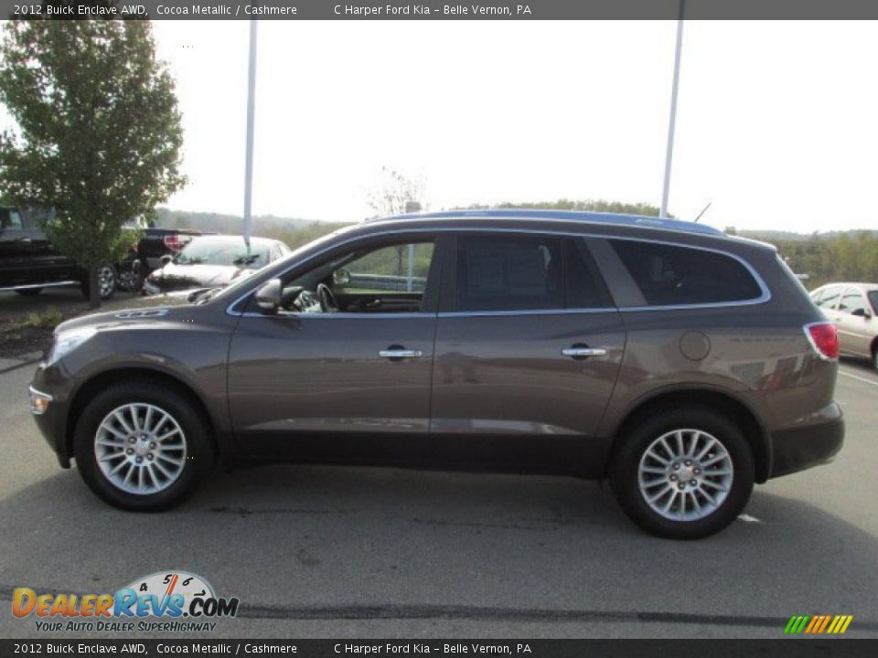 2012 Buick Enclave AWD Cocoa Metallic / Cashmere Photo #7