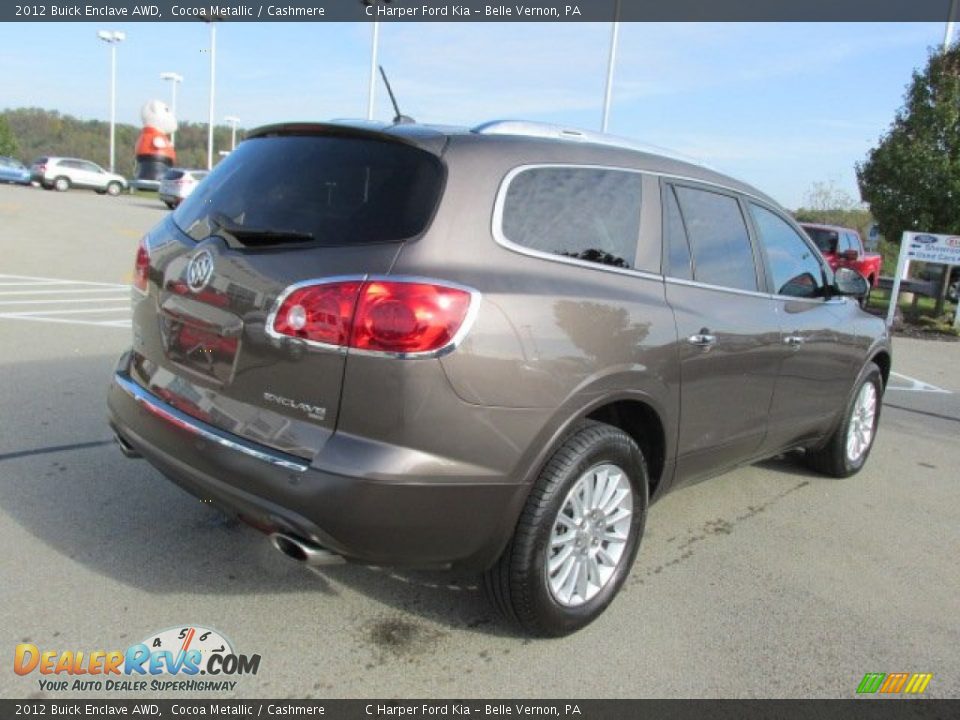 2012 Buick Enclave AWD Cocoa Metallic / Cashmere Photo #9