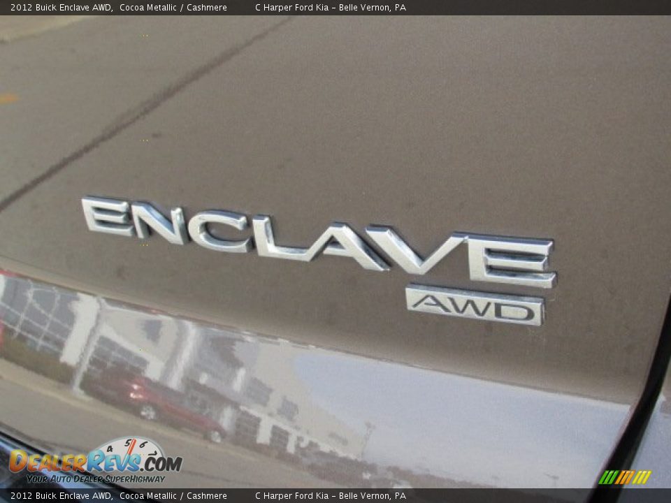 2012 Buick Enclave AWD Cocoa Metallic / Cashmere Photo #10