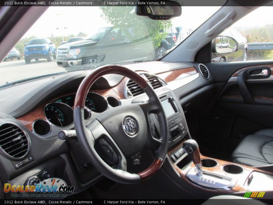 2012 Buick Enclave AWD Cocoa Metallic / Cashmere Photo #14