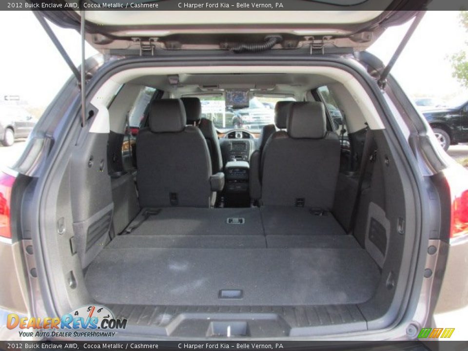 2012 Buick Enclave AWD Cocoa Metallic / Cashmere Photo #22