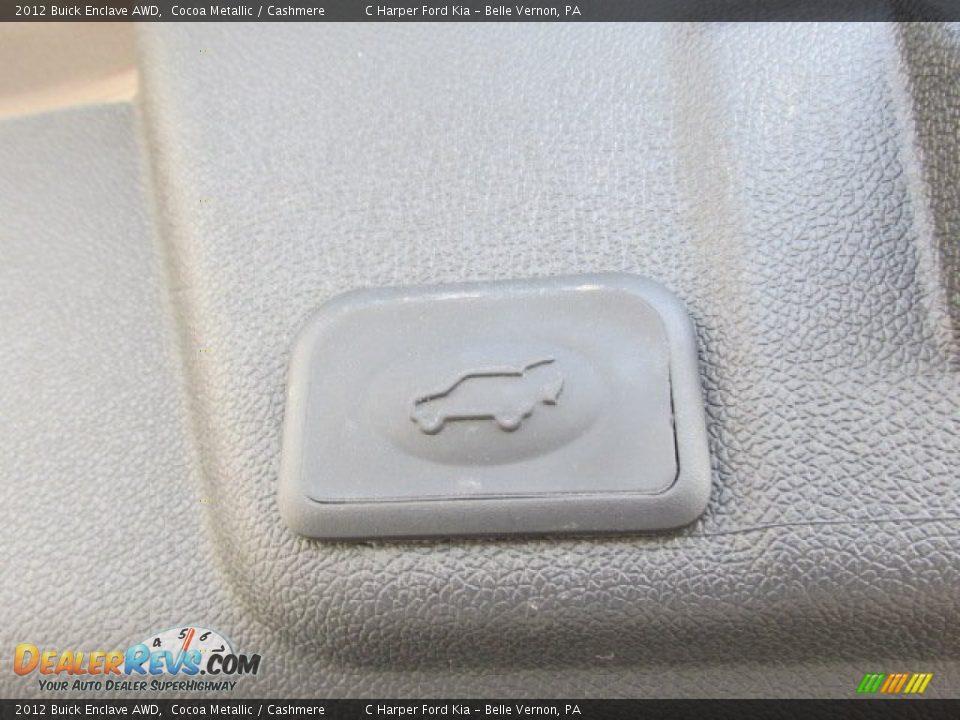 2012 Buick Enclave AWD Cocoa Metallic / Cashmere Photo #23