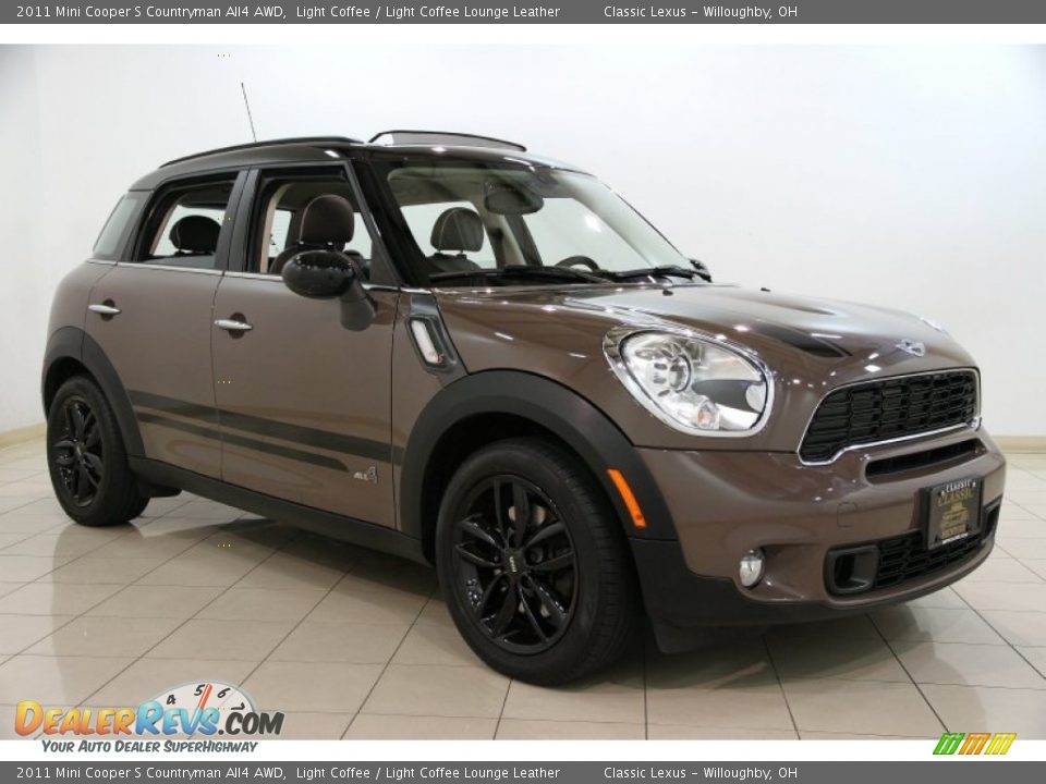 2011 Mini Cooper S Countryman All4 AWD Light Coffee / Light Coffee Lounge Leather Photo #1