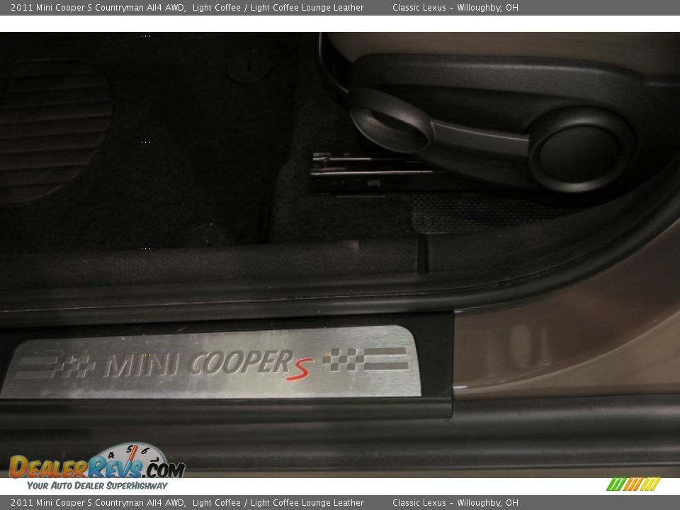 2011 Mini Cooper S Countryman All4 AWD Light Coffee / Light Coffee Lounge Leather Photo #5
