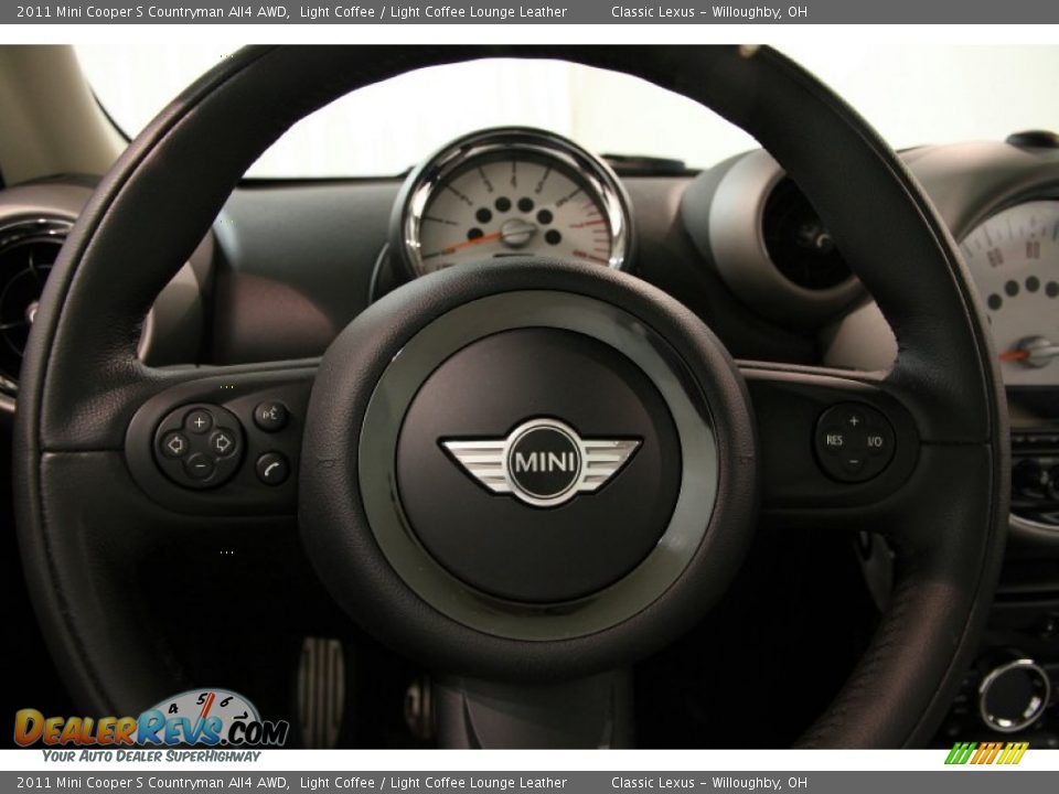 2011 Mini Cooper S Countryman All4 AWD Light Coffee / Light Coffee Lounge Leather Photo #10