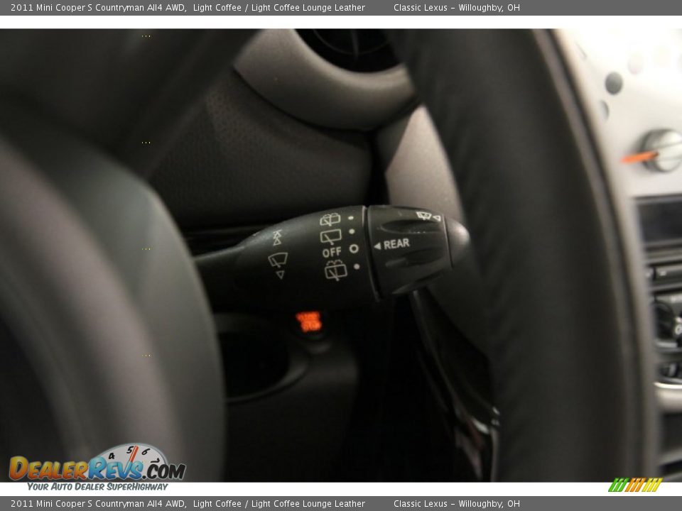 2011 Mini Cooper S Countryman All4 AWD Light Coffee / Light Coffee Lounge Leather Photo #11