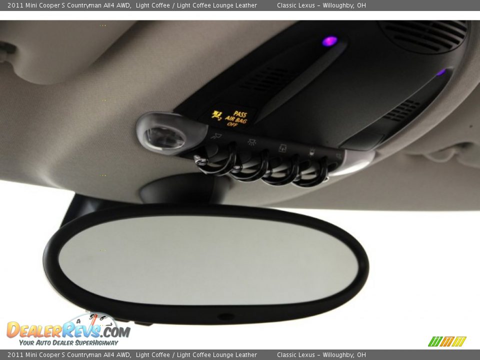 2011 Mini Cooper S Countryman All4 AWD Light Coffee / Light Coffee Lounge Leather Photo #13