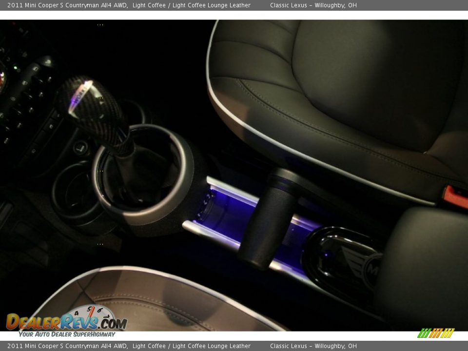 2011 Mini Cooper S Countryman All4 AWD Light Coffee / Light Coffee Lounge Leather Photo #18