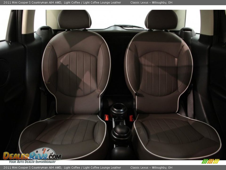 2011 Mini Cooper S Countryman All4 AWD Light Coffee / Light Coffee Lounge Leather Photo #21