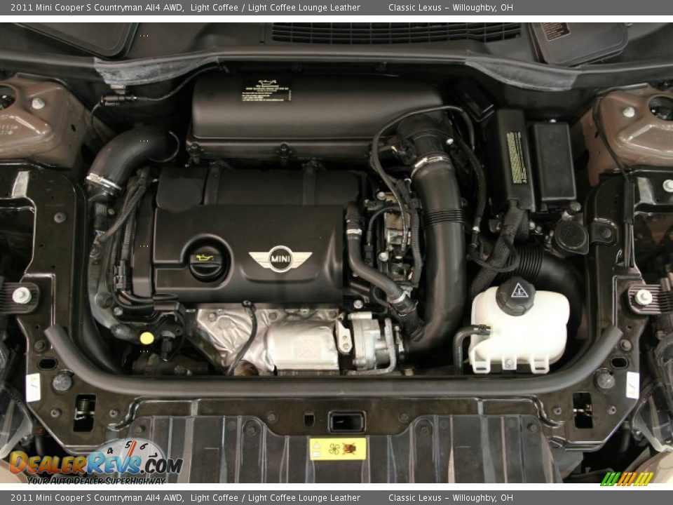 2011 Mini Cooper S Countryman All4 AWD Light Coffee / Light Coffee Lounge Leather Photo #24