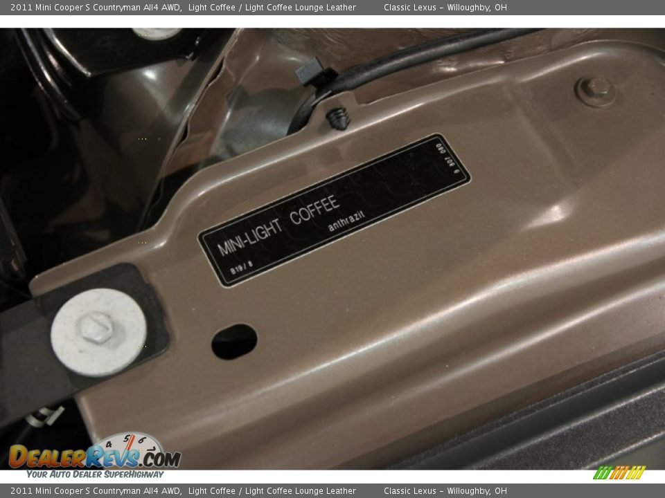 2011 Mini Cooper S Countryman All4 AWD Light Coffee / Light Coffee Lounge Leather Photo #25