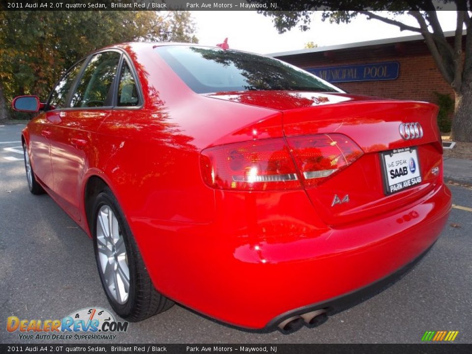 2011 Audi A4 2.0T quattro Sedan Brilliant Red / Black Photo #3