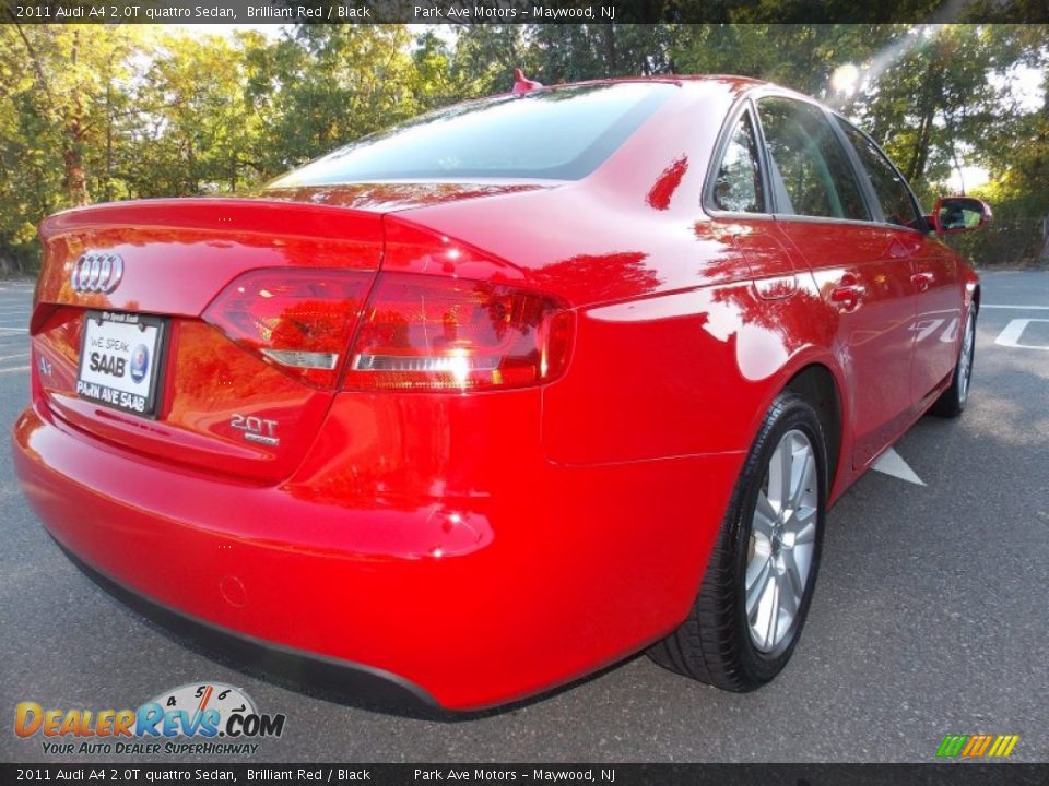 2011 Audi A4 2.0T quattro Sedan Brilliant Red / Black Photo #5
