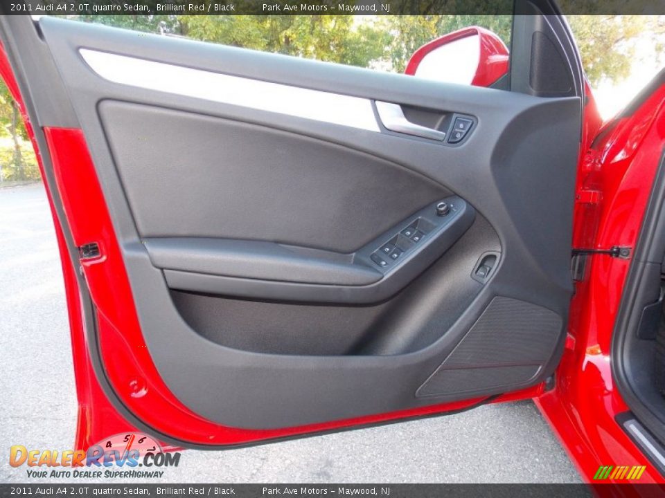 2011 Audi A4 2.0T quattro Sedan Brilliant Red / Black Photo #10