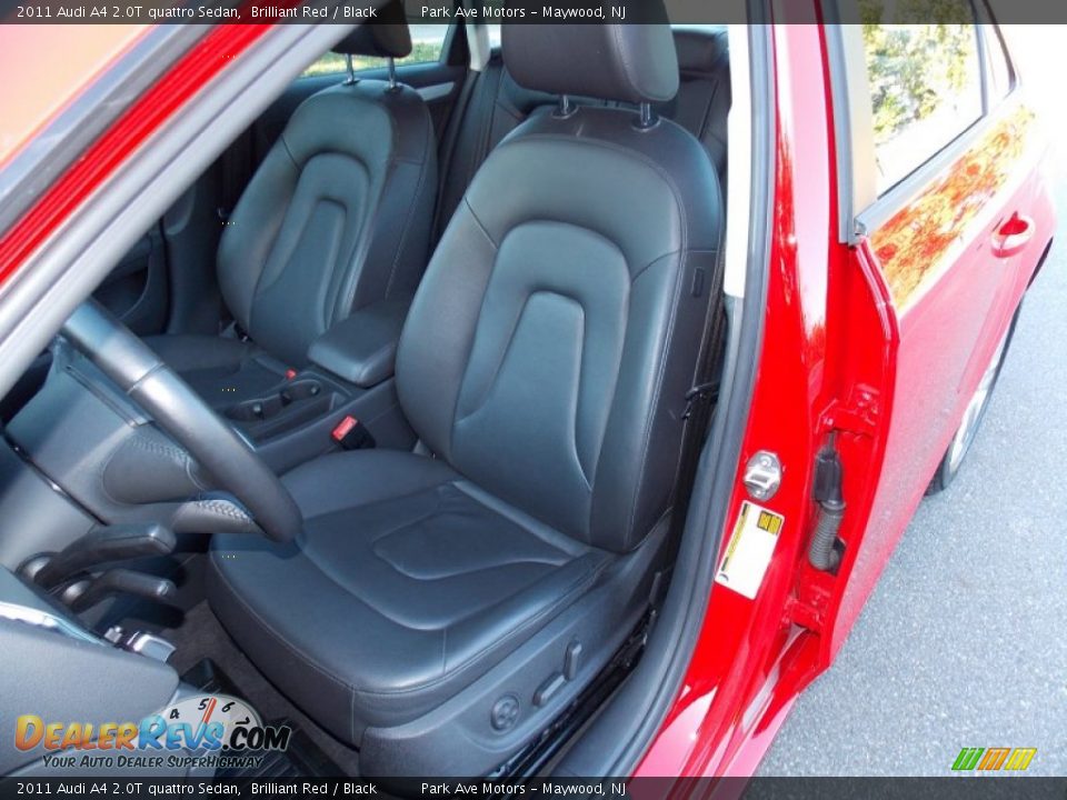 2011 Audi A4 2.0T quattro Sedan Brilliant Red / Black Photo #11