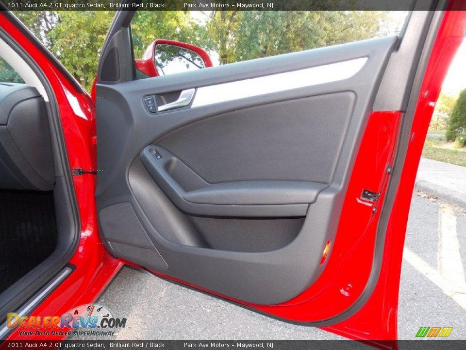 2011 Audi A4 2.0T quattro Sedan Brilliant Red / Black Photo #19