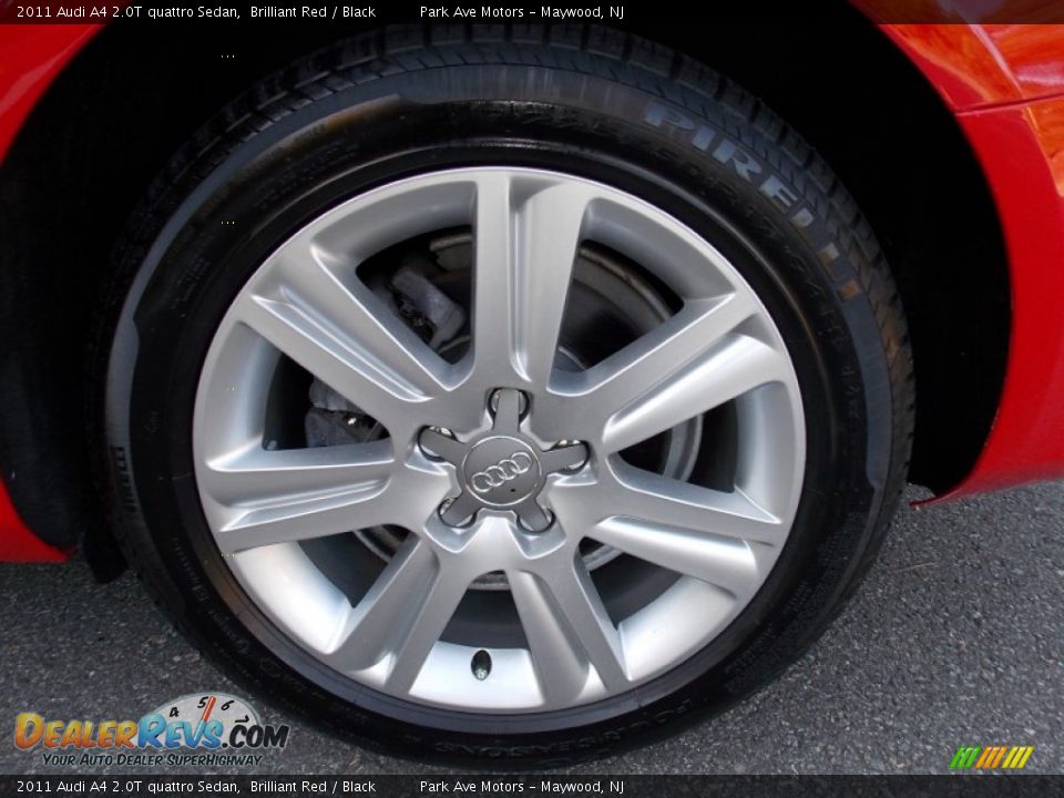 2011 Audi A4 2.0T quattro Sedan Brilliant Red / Black Photo #27