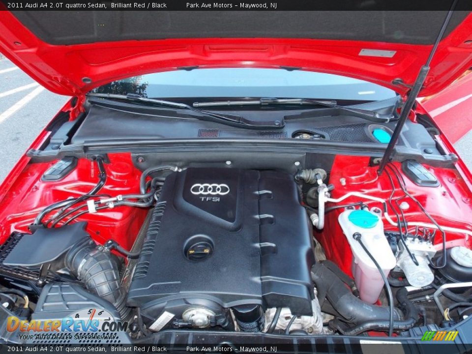 2011 Audi A4 2.0T quattro Sedan Brilliant Red / Black Photo #28