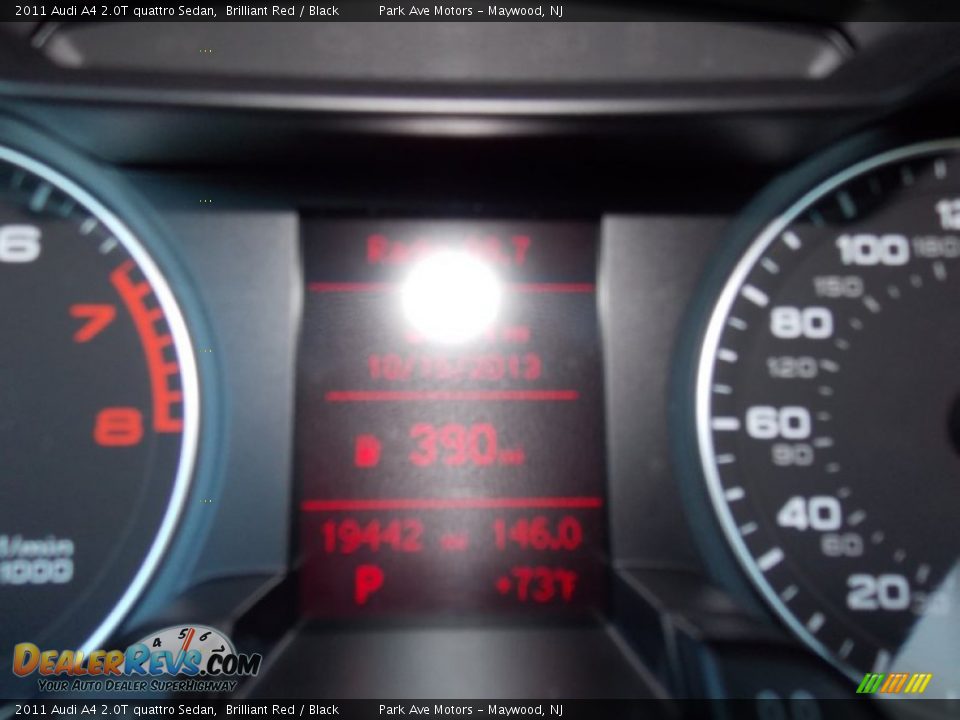 2011 Audi A4 2.0T quattro Sedan Brilliant Red / Black Photo #29