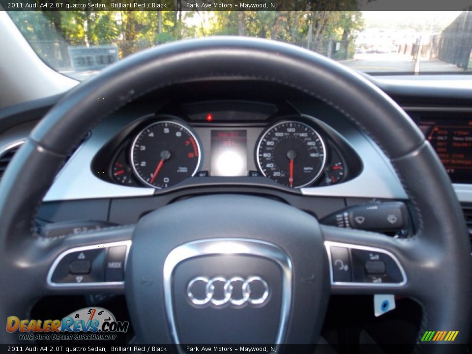 2011 Audi A4 2.0T quattro Sedan Brilliant Red / Black Photo #30