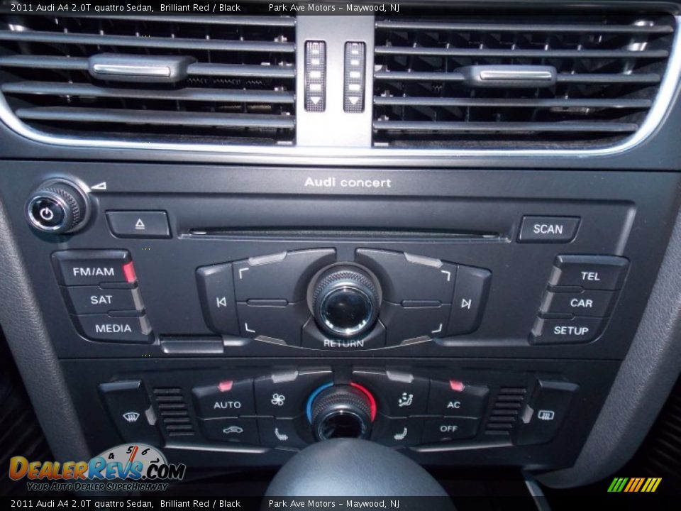 2011 Audi A4 2.0T quattro Sedan Brilliant Red / Black Photo #32