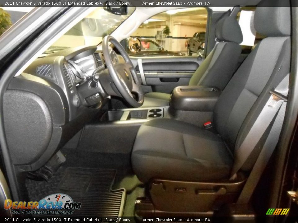 2011 Chevrolet Silverado 1500 LT Extended Cab 4x4 Black / Ebony Photo #10