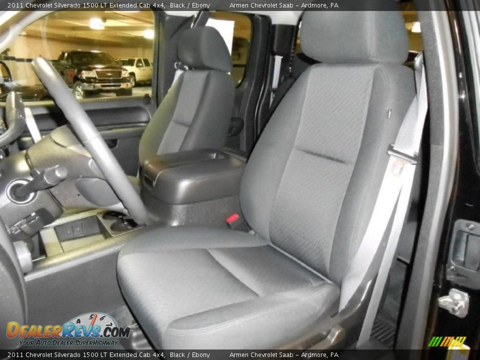 2011 Chevrolet Silverado 1500 LT Extended Cab 4x4 Black / Ebony Photo #11