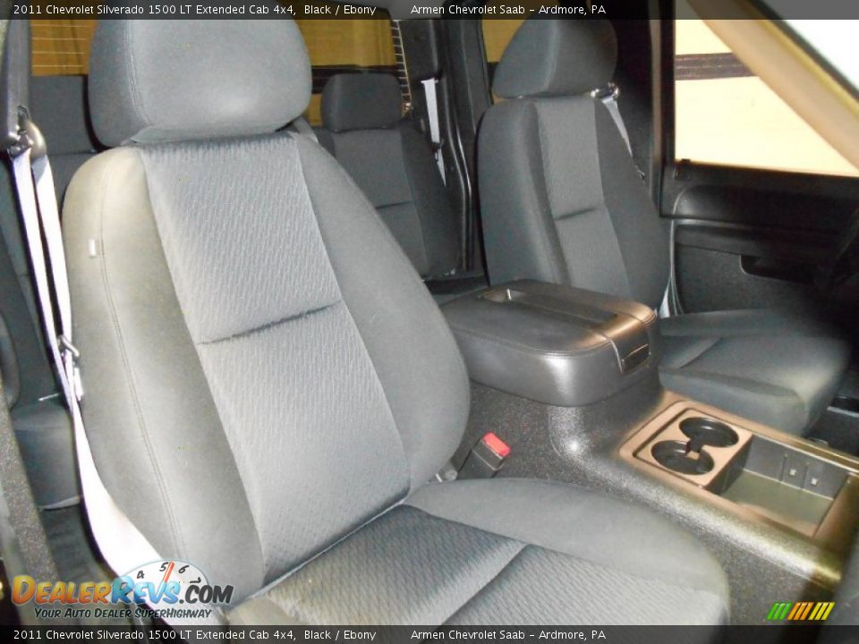 2011 Chevrolet Silverado 1500 LT Extended Cab 4x4 Black / Ebony Photo #14
