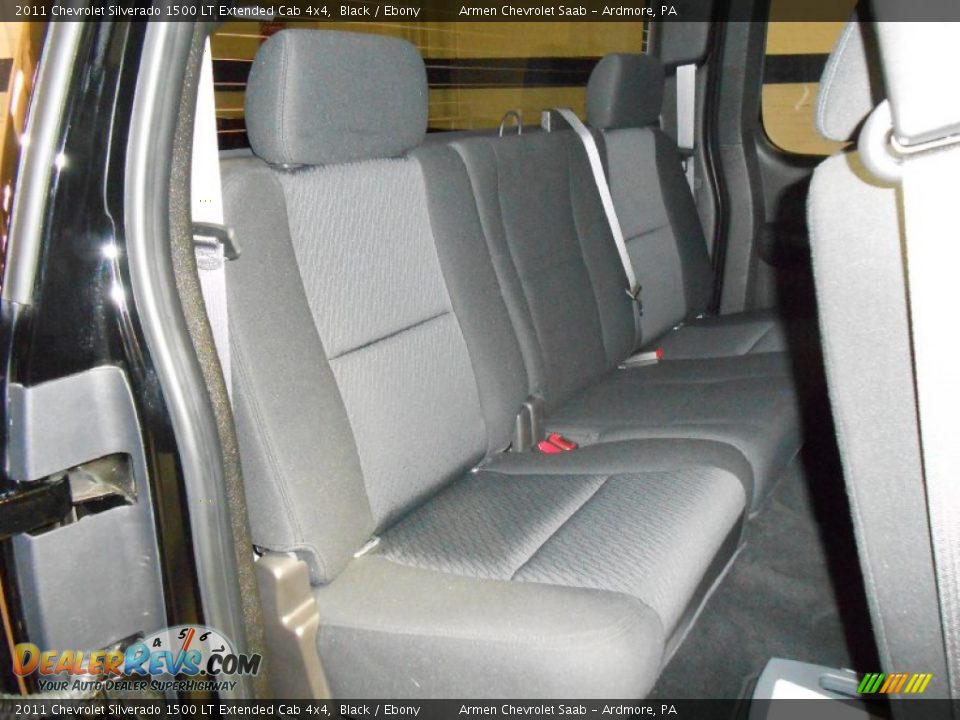 2011 Chevrolet Silverado 1500 LT Extended Cab 4x4 Black / Ebony Photo #15