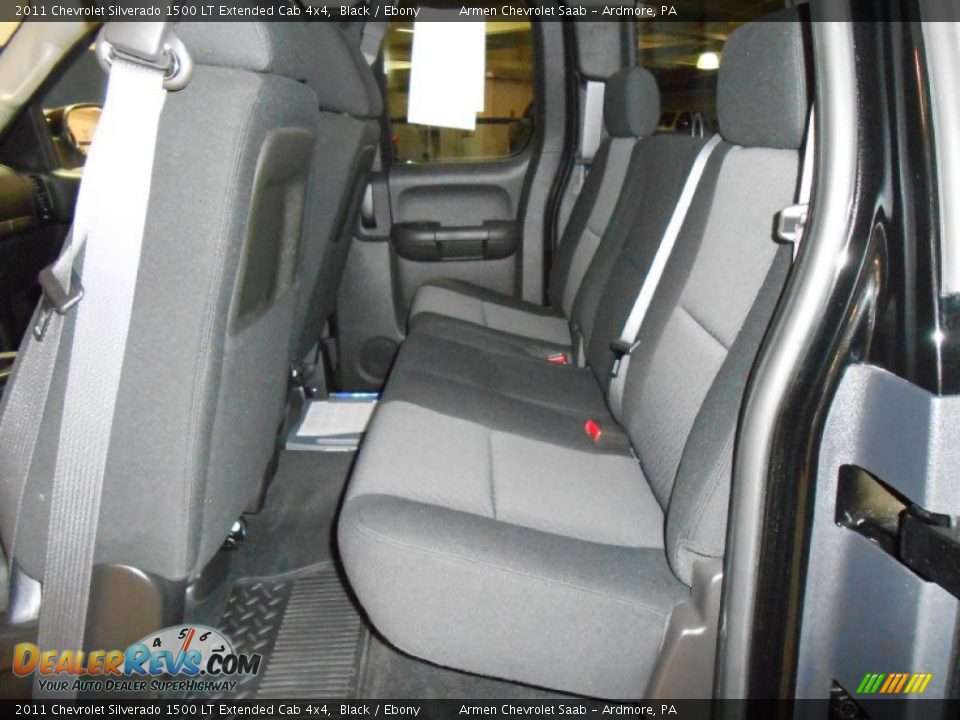 2011 Chevrolet Silverado 1500 LT Extended Cab 4x4 Black / Ebony Photo #17