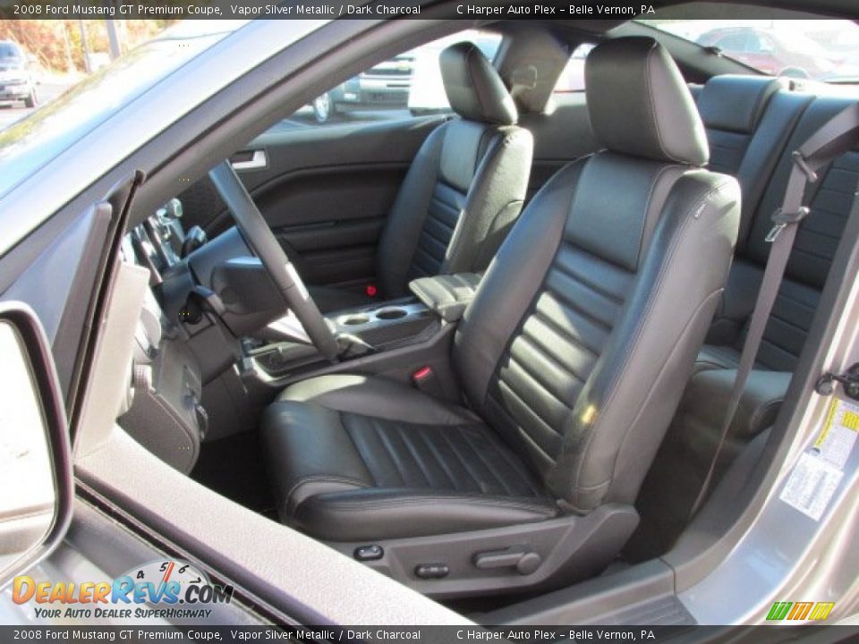 2008 Ford Mustang GT Premium Coupe Vapor Silver Metallic / Dark Charcoal Photo #14