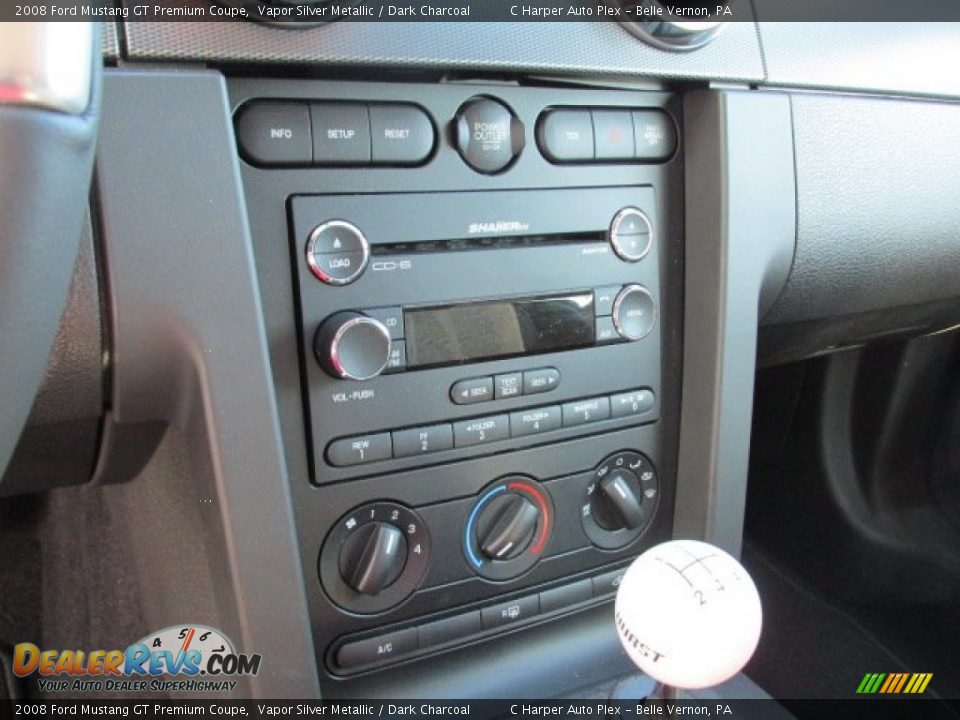2008 Ford Mustang GT Premium Coupe Vapor Silver Metallic / Dark Charcoal Photo #16
