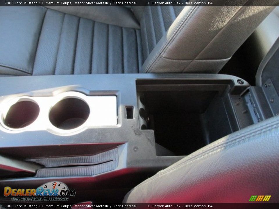 2008 Ford Mustang GT Premium Coupe Vapor Silver Metallic / Dark Charcoal Photo #18